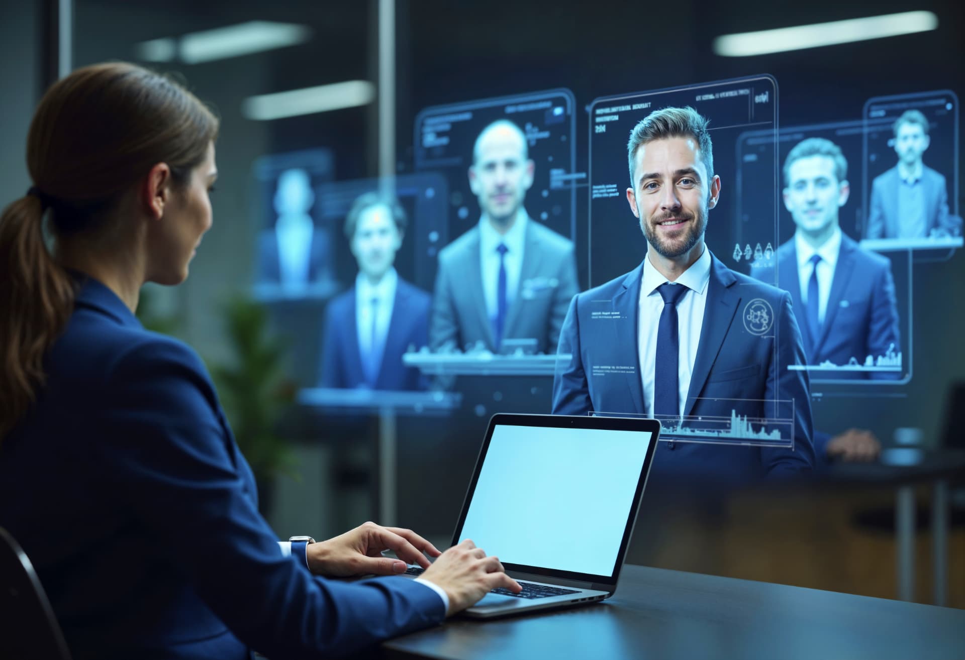 Recruiter working inside the CVIXO intelligence layer
